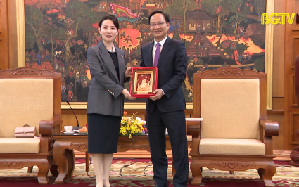 Tiếp x&atilde; giao Tập đo&agrave;n X&acirc;y dựng Th&aacute;i B&igrave;nh Dương 