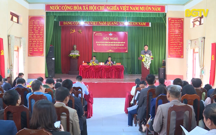 Tiếp x&uacute;c cử tri chuy&ecirc;n đề tại huyện Sơn Động, Lục Ngạn