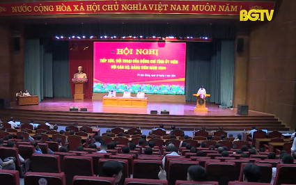 Tiếp x&uacute;c, đối thoại của đồng ch&iacute; Tỉnh uỷ vi&ecirc;n với c&aacute;n bộ, Đảng vi&ecirc;n