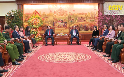 Tỉnh Bắc Giang thăm, ch&uacute;c Tết tỉnh Bắc Ninh 