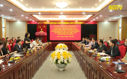 Bắc Giang - Sơn La hợp t&aacute;c thu h&uacute;t lao động, giải quyết việc l&agrave;m 
