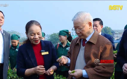 T&igrave;nh cảm của n&ocirc;ng d&acirc;n Bắc Giang với Tổng B&iacute; thư Nguyễn Ph&uacute; Trọng 