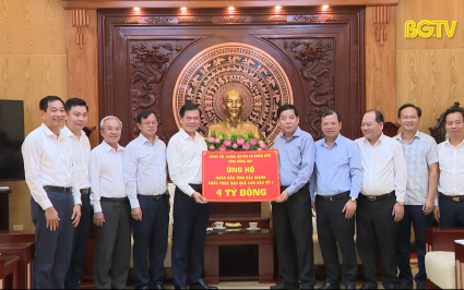 Tỉnh Đồng Nai hỗ trợ tỉnh Bắc Giang 4 tỷ đồng khắc phục thiệt hại b&atilde;o số 3 