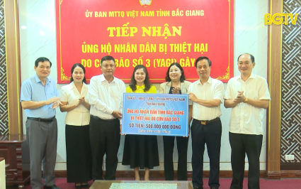 Tỉnh Hậu Giang hỗ trợ tỉnh Bắc Giang sau b&atilde;o số 3