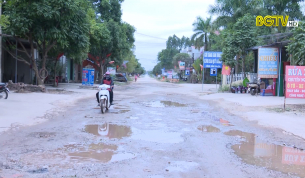 Tỉnh lộ 294 xuống cấp g&acirc;y mất ATGT, ảnh hưởng đến đời sống của nh&acirc;n d&acirc;n