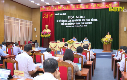 Tỉnh ủy Bắc Giang triển khai nhiệm vụ 6 th&aacute;ng cuối năm