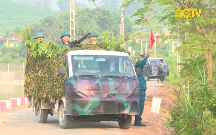 Tổ chức th&agrave;nh c&ocirc;ng diễn tập khu vực ph&ograve;ng thủ huyện T&acirc;n Y&ecirc;n 