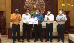 Tổng C&ocirc;ng ty VIGLACERA ủng hộ Bắc Giang 1 tỷ đồng ph&ograve;ng chống dịch