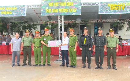 Tổng duyệt diễn tập khu vực ph&ograve;ng thủ huyện Việt Y&ecirc;n 
