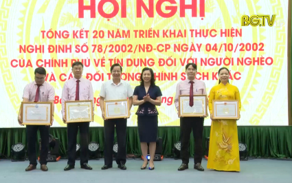 Tổng kết 20 năm thực hiện Nghị định 78 về t&iacute;n dụng ch&iacute;nh s&aacute;ch cho người ngh&egrave;o