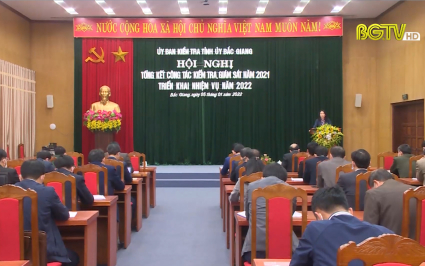 Tổng kết c&ocirc;ng t&aacute;c kiểm tra, gi&aacute;m s&aacute;t năm 2021 v&agrave; triển khai nhiệm vụ năm 2022