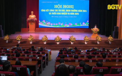 Tổng kết c&ocirc;ng t&aacute;c thi đua, khen thưởng năm 2024