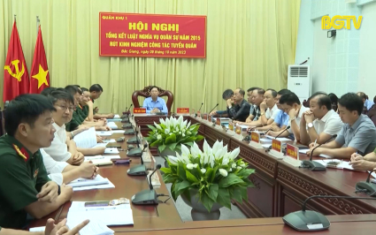 Tổng kết Luật Nghĩa vụ qu&acirc;n sự năm 2015 v&agrave; r&uacute;t kinh nghiệm c&ocirc;ng t&aacute;c tuyển qu&acirc;n 