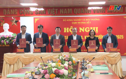 Tổng kết thi đua, khen thưởng Cụm thi đua số 1 c&aacute;c Sở NN&MT 
