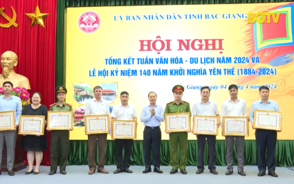 Tổng kết Tuần Văn h&oacute;a - Du lịch v&agrave; Lễ hội 140 năm Khởi nghĩa Y&ecirc;n Thế