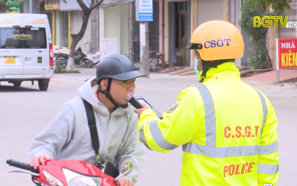TP. Bắc Giang: Đẩy mạnh xử l&yacute; vi phạm nồng độ cồn ngo&agrave;i giờ h&agrave;nh ch&iacute;nh 
