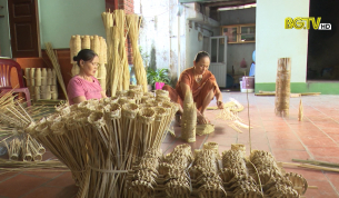 TP Bắc Giang: Giữ g&igrave;n v&agrave; ph&aacute;t huy l&agrave;ng nghề đan rọ t&ocirc;m