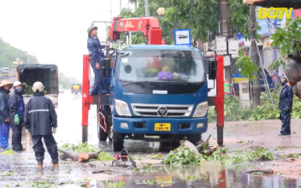 TP. Bắc Giang khắc phục nhanh ảnh hưởng của si&ecirc;u b&atilde;o