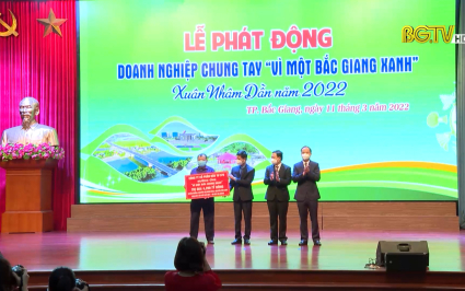TP Bắc Giang ph&aacute;t động doanh nghiệp chung tay "V&igrave; một Bắc Giang xanh"