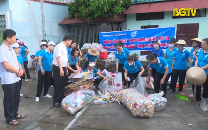 Th&agrave;nh phố Bắc Giang hưởng ứng Ng&agrave;y M&ocirc;i trường thế giới 