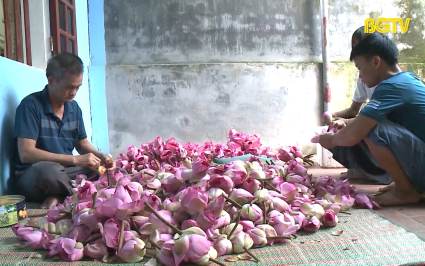 Tr&agrave; ướp hương sen &ndash; Đặc sản Mỹ Độ