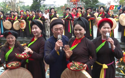 Trải nghiệm kh&ocirc;ng gian sinh hoạt Quan họ tại Đ&ocirc;ng Đ&ocirc; Village 