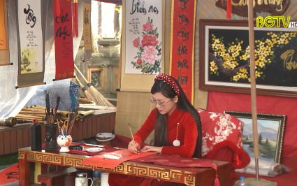 Tranh chữ ng&agrave;y xu&acirc;n