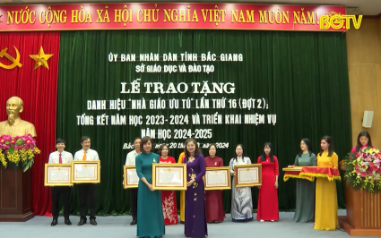 Trao danh hiệu Nh&agrave; gi&aacute;o Ưu t&uacute; lần thứ 16 (đợt 2)