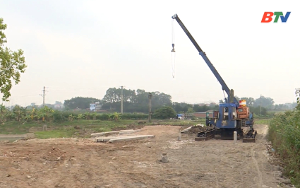 Tr&ecirc;n c&ocirc;ng trường Trạm bơm ti&ecirc;u Cẩm B&agrave;o 