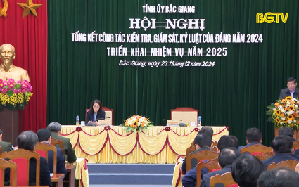 Triển khai c&ocirc;ng t&aacute;c kiểm tra, gi&aacute;m s&aacute;t, kỷ luật của Đảng năm 2025