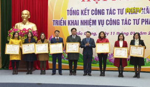 Triển khai nhiệm vụ c&ocirc;ng t&aacute;c tư ph&aacute;p năm 2021