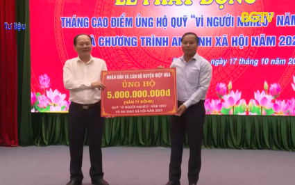 Triển khai th&aacute;ng cao điểm &ldquo;V&igrave; người ngh&egrave;o&rdquo; năm 2023