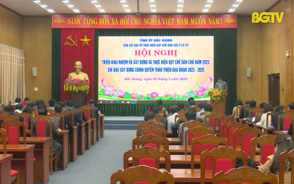 Triển khai x&acirc;y dựng v&agrave; thực hiện quy chế d&acirc;n chủ