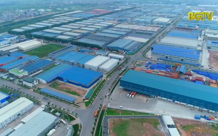 Trong c&aacute;c KCN của tỉnh Bắc Giang c&oacute; 422 dự &aacute;n đầu tư c&ograve;n hiệu lực