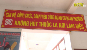 Trụ sở UBND Phường kh&ocirc;ng kh&oacute;i thuốc