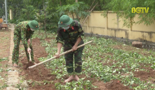 Trung đo&agrave;n 831 học tập v&agrave; l&agrave;m theo B&aacute;c tại khu c&aacute;ch ly