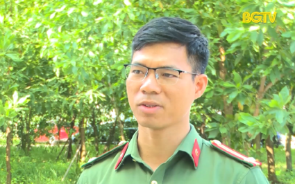 Trung t&aacute; Trần Đ&igrave;nh Chu - B&iacute; thư chi bộ gương mẫu