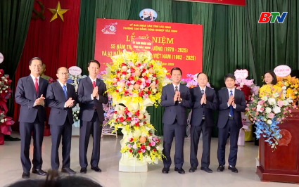 Trường Cao đẳng C&ocirc;ng nghiệp Bắc Ninh kỷ niệm 55 năm th&agrave;nh lập 