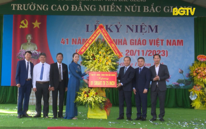 Trường Cao đẳng miền n&uacute;i Bắc Giang kỷ niệm ng&agrave;y nh&agrave; gi&aacute;o Việt Nam