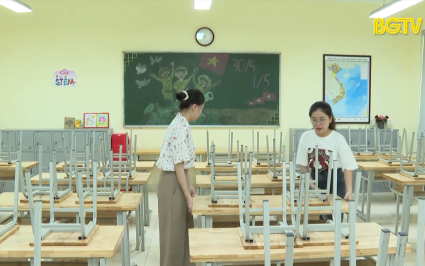 Trường lớp khang trang đ&oacute;n năm học mới 