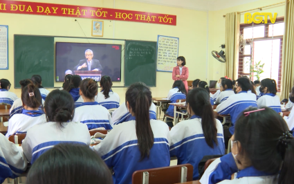 Trường THPT T&acirc;n Y&ecirc;n số 2 l&agrave;m theo lời B&aacute;c
