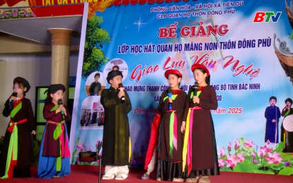 Truyền lửa quan họ cho thế hệ trẻ