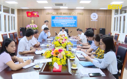 Tư vấn, phản biện về ph&aacute;t triển c&ocirc;ng nghiệp tỉnh Bắc Giang