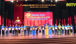 Tuy&ecirc;n dương 90 Đảng vi&ecirc;n trẻ ti&ecirc;u biểu tỉnh Bắc Giang
