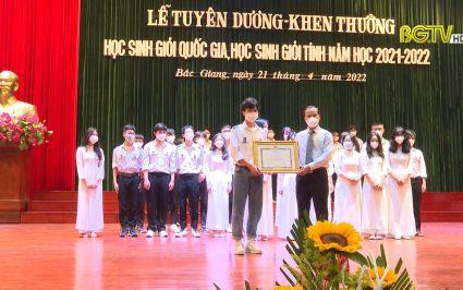 Tuy&ecirc;n dương, khen thưởng Học sinh giỏi cấp Quốc gia, cấp tỉnh
