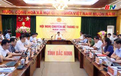 UBND tỉnh họp phi&ecirc;n chuy&ecirc;n đề th&aacute;ng 10