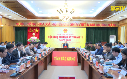 UBND tỉnh họp thường kỳ th&aacute;ng 11/2024