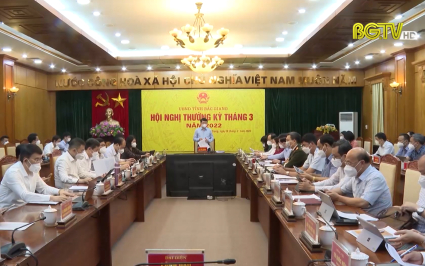 UBND tỉnh họp thường kỳ th&aacute;ng 3