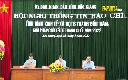UBND tỉnh th&ocirc;ng tin b&aacute;o ch&iacute; về t&igrave;nh h&igrave;nh kinh tế x&atilde; hội 