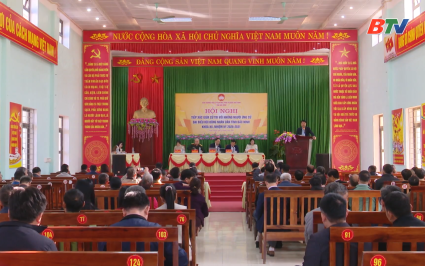 Ứng cử vi&ecirc;n đại biểu HĐND tỉnh tiếp x&uacute;c cử tri x&atilde; Xu&acirc;n Lương